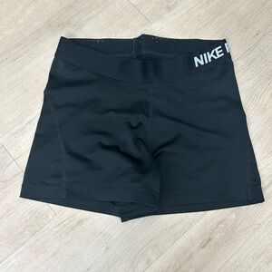 Nike Black Athletic Compression Shorts